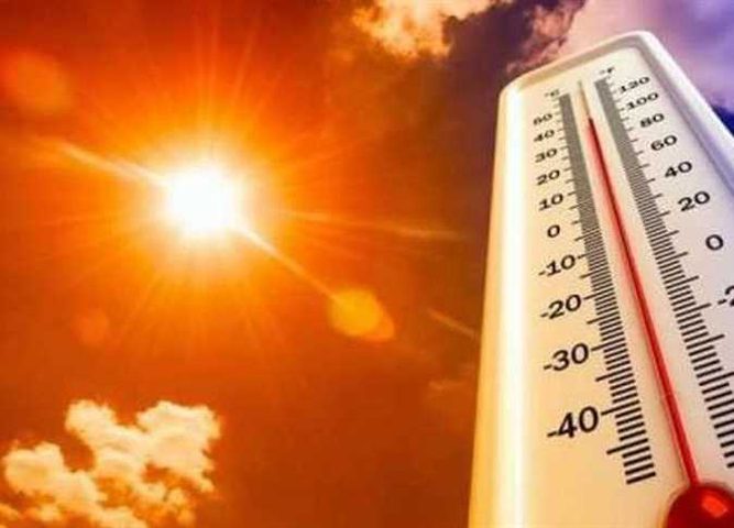 الحرارة أعلى من معدلها السنوي و كتلة هوائية حارة تضرب البلاد