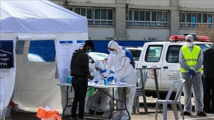 دولة الاحتلال تسجل 9800 اصابة جديدة بفيروس كورونا