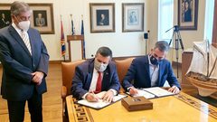 توقيع اتفاقية تجديد التوأمة بين أثينا وبيت لحم