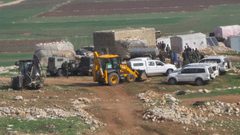 الاحتلال يهدم 3 خيام للماشية في خربة ابزيق شمال طوباس