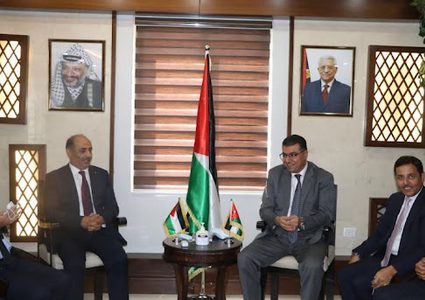 وزير الزراعة ونظيره الأردني يبحثان سبل تسويق المنتجات الزراعية