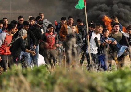 شهيد و15 مصابًا برصاص الاحتلال على حدود غزة