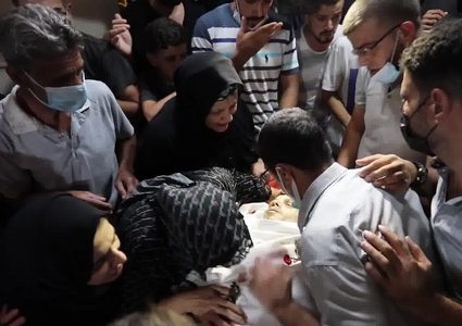 جباليا تشيع جثمان شهيدها أحمد صالح شمال القطاع