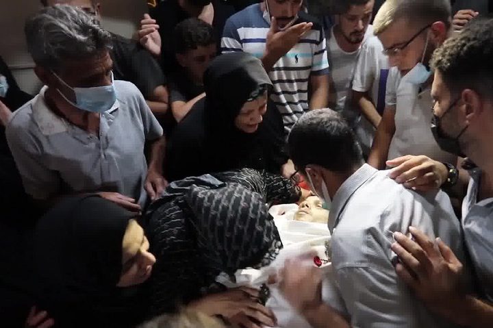 جباليا تشيع جثمان شهيدها أحمد صالح شمال القطاع