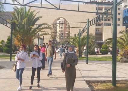 طلبة جامعة النجاح الوطنية يعودون للتعليم الوجاهي مع بداية الفصل الثاني