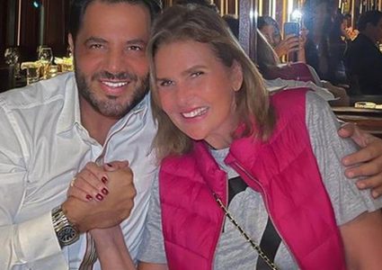 الإعلامي اللبناني نيشان ينشر صورة له مع الفنانة يسرا