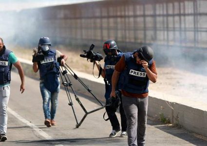 إصابة الصحفي علاء بدارنة خلال مواجهات في بيتا جنوب نابلس