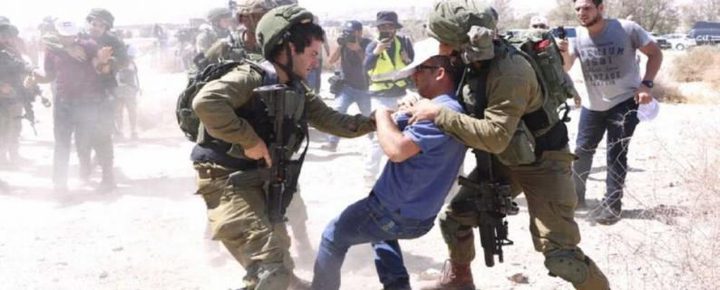 الاحتلال يقمع مسيرة اسناد للأسرى على مدخل بيت لحم الشمالي