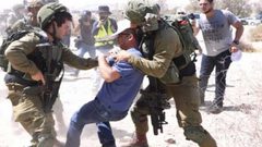 الاحتلال يقمع مسيرة اسناد للأسرى على مدخل بيت لحم الشمالي