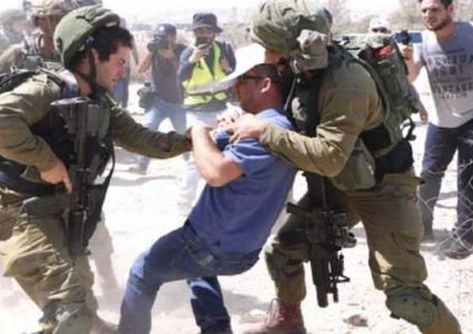 الاحتلال يقمع مسيرة اسناد للأسرى على مدخل بيت لحم الشمالي