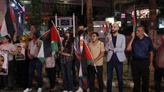 وقفة اسناد مع الأسرى في الناصرة