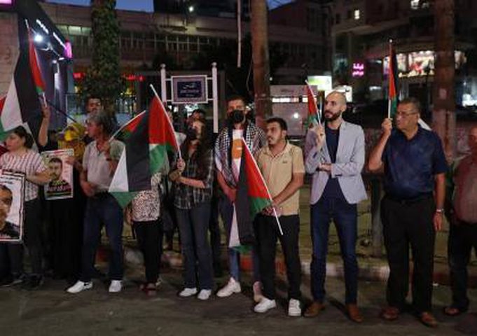 وقفة اسناد مع الأسرى في الناصرة