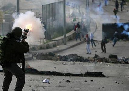 بيت لحم:اصابات خلال مواجهات مع الاحتلال خلال تظاهرة مساندة للأسرى