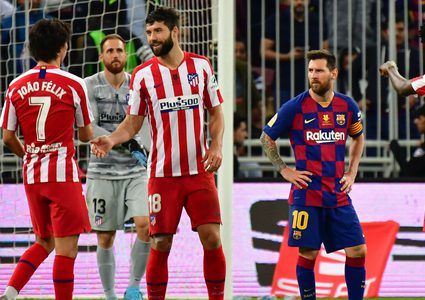 رابطة الليجا تحدد موعد مباراة أتلتيكو وبرشلونة