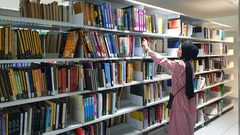 نصف مليون كتاب تحت تصرف طلبة النجاح في مكتبة الحرم الجديد