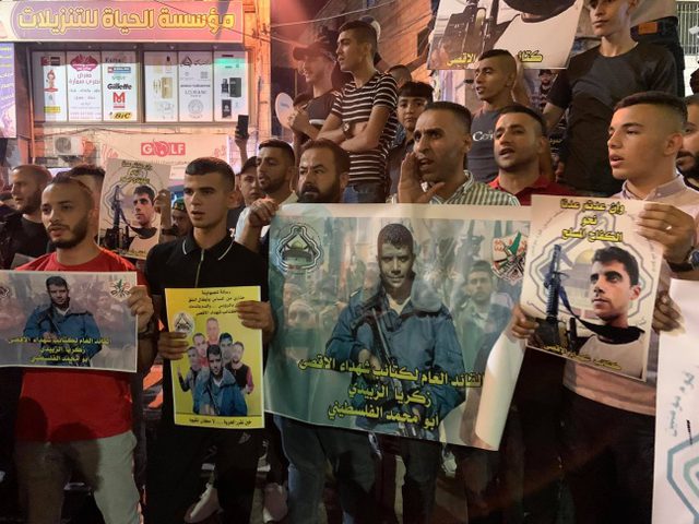 جنين: مسيرات تضامنية مع الأسرى في سجون الاحتلال