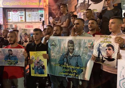 جنين: مسيرات تضامنية مع الأسرى في سجون الاحتلال