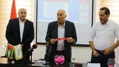 الرجوب يسحب قرعة دوري الاحتراف الجزئي