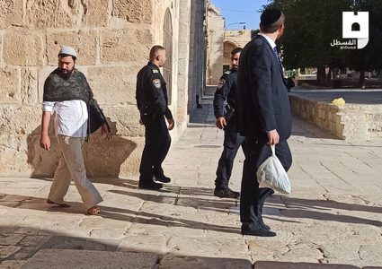 اقتحامات المستوطنين للأقصى هذا الصباح