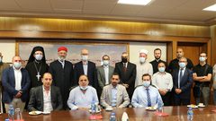 وفد من الديانات الثلاث يزور الجامعة للتهنئة بالتصنيفات الدولية