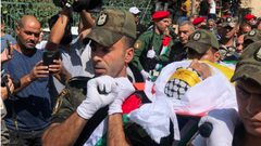 جماهير بيت لحم تشيع جثمان الشهيد حسين مسالمة إلى مثواه الأخير