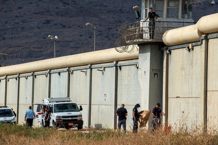 الاحتلال سينفق 37 مليون شاقل لزيادة تحصين سجن جلبوع