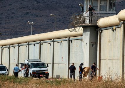 الاحتلال سينفق 37 مليون شاقل لزيادة تحصين سجن جلبوع