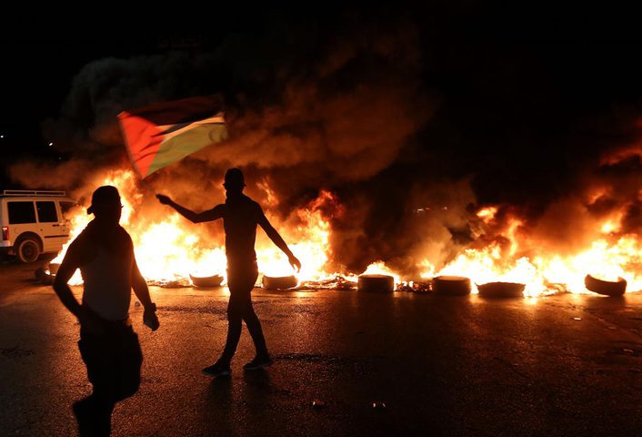 اندلاع مواجهات مع قوات الاحتلال في حوسان غرب بيت لحم