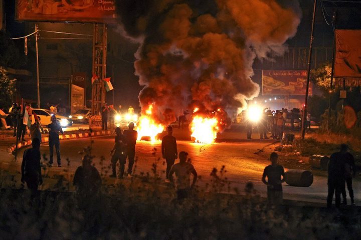 إصابات بجنود الاحتلال خلال تصدي المقاومة لاقتحام قبر يوسف بنابلس