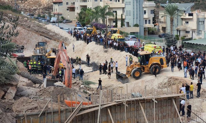 إصابة 10 عمال إثر انهيار جدار أثناء عملهم في كفر كنا