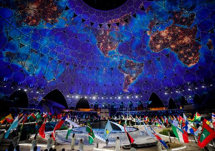 حفل افتتاح إكسبو 2020 دبي ينقل في بثٍ حي في كل أنحاء الإمارات