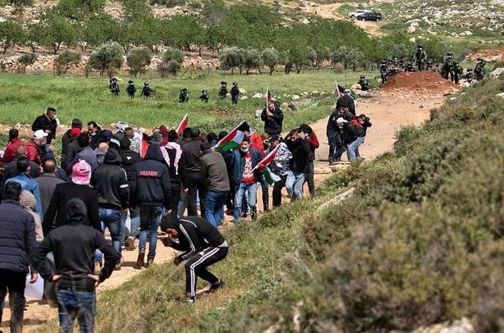 الاحتلال يمسح أراضي واسعة في بلدة الخضر جنوب بيت لحم