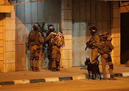 الاحتلال يعتقل أربعة مواطنين ثلاثة منهم أشقاء شرق نابلس