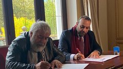 اتحاد الكتاب الفلسطينيين يوقّع اتفاقية تعاون مع نظيره الداغستاني