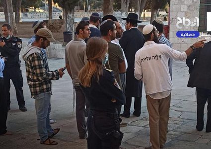 مستوطنون يقتحمون الأقصى هذا الصباح