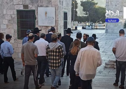 مستوطنون يقتحمون الأقصى هذا الصباح