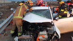 إصابة أربعة أشخاص في حادث طرق قرب القدس