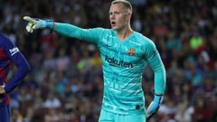 برشلونة يبدأ التواصل مع منافس لشتيجن