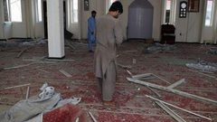 تفجير مسجد خلال صلاة الجمعة يوقع قتلى وجرحى في افغانستان