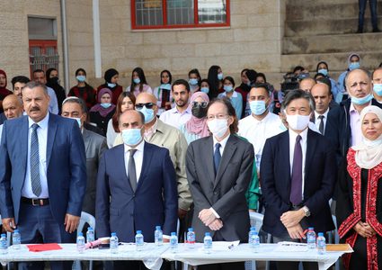 افتتاح وحدة الزراعة "الاحيومائية" في مدرسة بنات الجلزون الثانوية