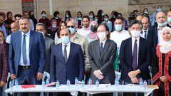 افتتاح وحدة الزراعة "الاحيومائية" في مدرسة بنات الجلزون الثانوية