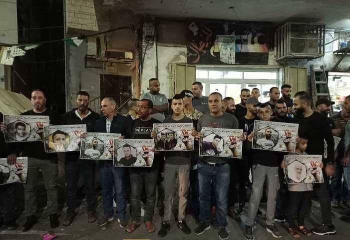 وقفة دعم وإسناد للحركة الأسيرة في جنين