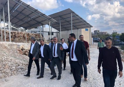 افتتاح مشروع لتوليد الطاقة في بديا غرب سلفيت