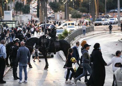 مشاهد من قمع  الاحتلال للمقدسيين خلال إحياء ذكرى المولد النبوي