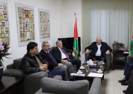 لقاء بين فتح والجبهة الديمقراطية في إطار تعزيز وحدة منظمة التحرير