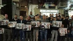 وقفة في رام الله دعما للأسرى المضربين عن الطعام