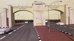 إزاحة الستار عن مجسم لأكبر منتج سياحي سكني في مدينة القمر