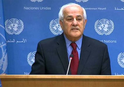 منصور يبعث رسائل أممية بشأن اعتداءات الاحتلال على الفلسطينيين