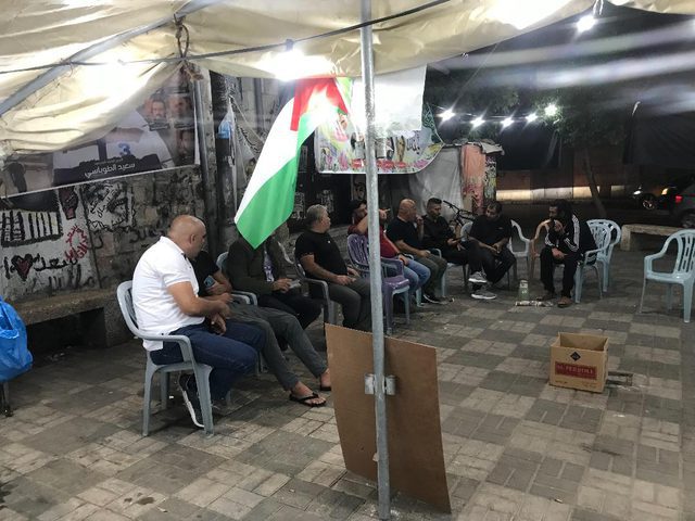 وقفة بجنين تضامنا مع ذوي الشهداء المحتجزة جثامينهم لدى الاحتلال