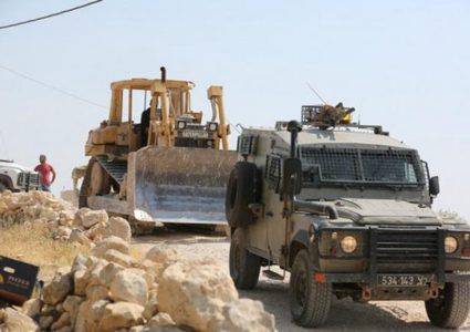 قوات الاحتلال تستولي على خزان مياه جنوب بيت لحم